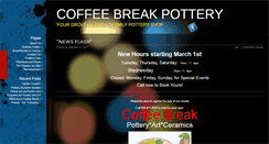 Desktop Screenshot of coffeebreakpottery.com